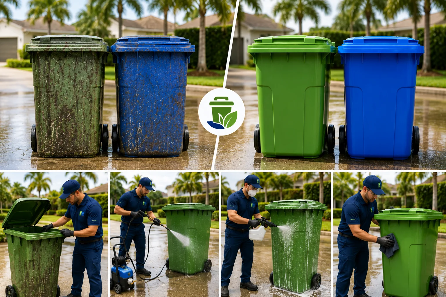 TwinKlin Cleaning Process and Before/After Results